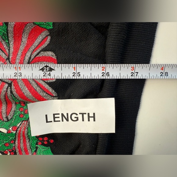 Nutcracker Vintage Holiday Sweater Black w/ Christmas/Winter Scene Size 24W/44 - Picture 9 of 11
